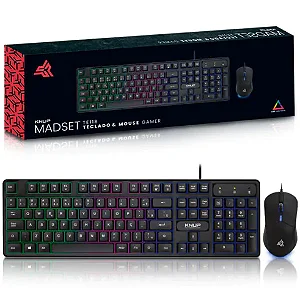 Kit Teclado E Mouse Gamer Semi Mecânico Led Rgb Usb Para Pc Cor do teclado Preto Kit Teclado E Mouse Gamer Semi Mecânico Led Rgb Usb Para Pc Cor do teclado PretoKit Teclado E Mouse Gamer Semi Mecânico Led Rgb
