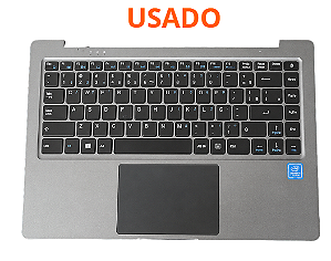 CARCAÇA SUPERIOR TECLADO C/ TOUCHPAD NOTEBOOK PHILCO PNB14.1 SEMINOVO