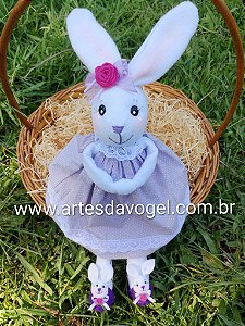 Coelha Pantufinha Lilás