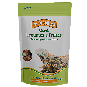 ALCON CLUB RÉPTEIS LEGUMES E FRUTAS 60 g