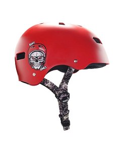 CAPACETE NIGGLI PRO RONY GOMES Neon VERMELHO Fosco