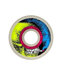 RODAS BONES WHEELS X-Formula Skateboard Wheels Smokin Skull 53mm V6 Widecuts 99A 4pk