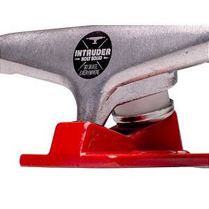 TRUCK INTRUDER, BOLT SOLID - 139MM - MID, SILVER/RED