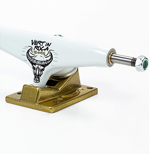 TRUCK INTRUDER COLLAB x VERT IN ROÇA 18 anos - 149MM HIGH - GOLD/WHITE