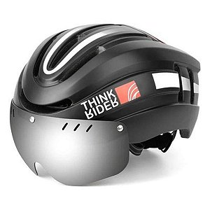 Capacete de Ciclismo Thinkrider com Led