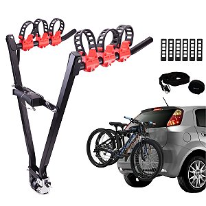 Suporte Transbike V de Engate Bola Reboque Para 3 Bikes