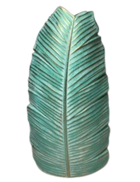 VASO DECORATIVO FOLHA