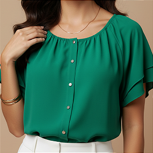 Blusa com manga dupla