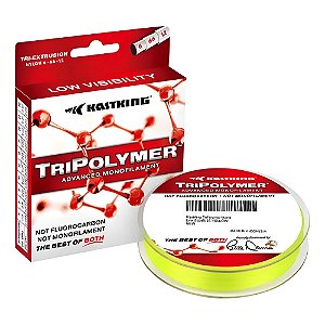 Linha Monofilamento Tripolymer Kastking 25lb Sunrise Yellow