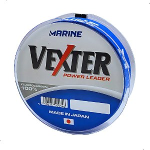 Linha Vexter Power Leader Fluorcarbono P/ Pesca 50m 0,28mm