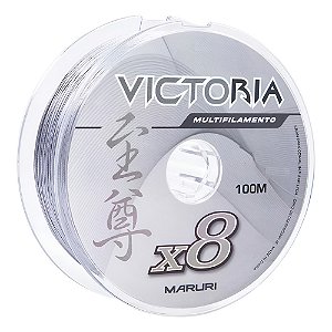 Linha Victoria 8x Cinza Multifilamento - Pesca Esportiva