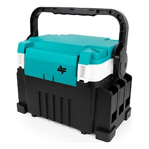 Maleta de Pesca Organizadora MB-705 Albatroz com 3 Bandejas Removíveis Verde