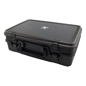 Caixa De Pesca / Maleta Albatroz Fishing Estojo Duplo H458a Cor Preto