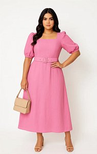Vestido Rosa Maria Plus size