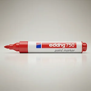 Edding 750 Marcador Permanente Base Solvente Alta Temperatur