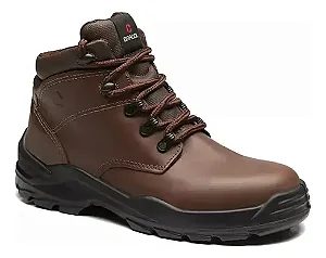 Botina De Segurança Bracol Modelo Wvdg Cor Marrom Nobuck
