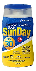 Protetor Solar Sunday Protetor Solar 30fps em creme 120ml