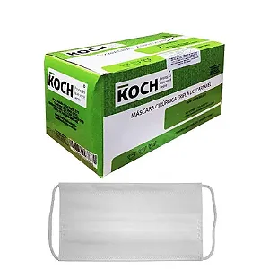 Máscara Descartável Tripla Camada Com Elástico Kit 20 Cx com 50 un