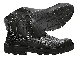 Botina de Segurança Bracol Couro Relax Bico Composite Bidensidade CA 42165