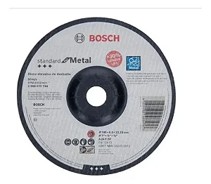 Kit 5 Discos De Desbaste 7 X 1/4 X 7/8 - Bosch