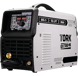 Maquina 350a Inversora Mig Sinergico Tig Mma Cor Cinza-claro Frequência 50 Hz/60 Hz 220v
