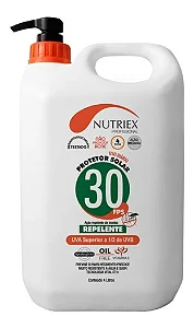 Protetor Solar C/repelente Nutriex Profissional Fps-30 4L
