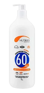 Protetor Solar Nutriex Profissional Fps60 Bloqueador 1 Litro