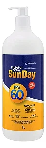 Protetor Solar Sunday Fps 60 Creme 1l Resistente Água Corpo
