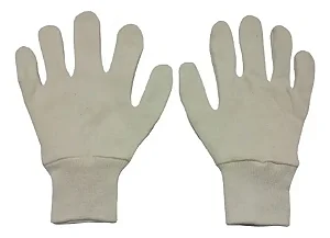 Luva Algodao Suedine Punho Em Malha Jmarseg Kit C/ 10 Pares