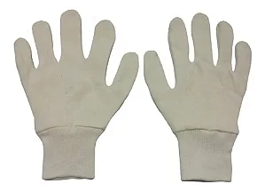 Luva Tricotada Algodão Suedine Punho De Malha Jmarseg