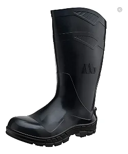Bota De Pvc Cano Longo Preta Industrial - Marluvas Ca 40646