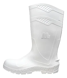 Bota De Pvc Cano Longo Branca Industrial - Marluvas Ca 40754