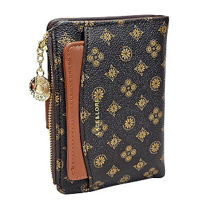 Carteira Feminina Compacta Porta-Cartão Removível