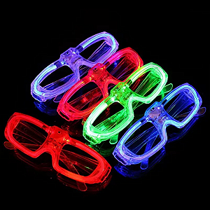 Óculos LED Neon Colorido Para Festas