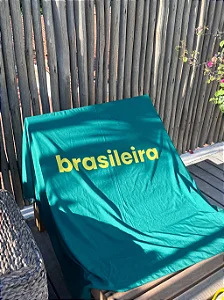 Canga Pareô - Brasileira (Fundo Verde)