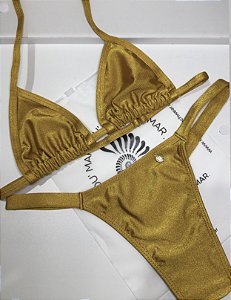 Biquíni Solaris Dourado Glow
