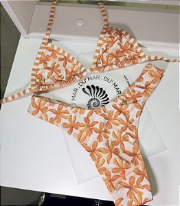 Conjunto Asa Delta - Flor de Tangerina