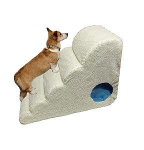 Rampa Dubai Marfim G 60cm Altura com Toca Azul