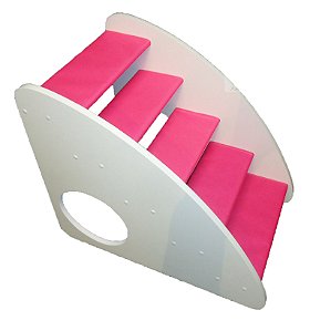 Escada Línea Color Box MDF Degraus Antiderrapantes revestidos