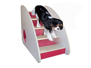 Escada King Luxo 5 Degraus Antiderrapante 60 cm altura