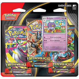 Blister Triplo Megaevolução Pokémon TCG