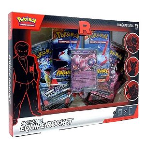 Box Equipe Rocket EX Coleção Pokemon