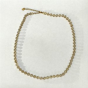 Choker Riviera Clássica Banhada a Ouro