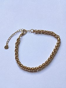 Pulseira Feminina Dourada Elegante