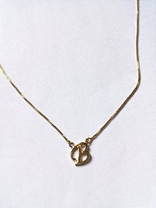 Colar Inicial Letra B