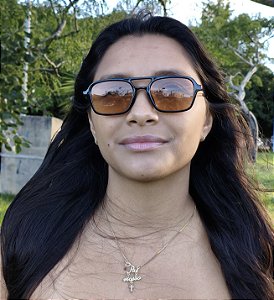 Óculos de Sol Retangular Robin