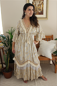 VESTIDO FRANJA- DEMÉTER