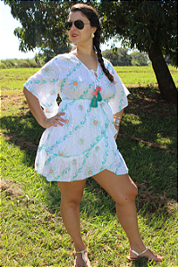 VESTIDO POMPOM VERDE - HÉSTIA