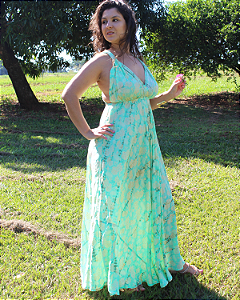 VESTIDO LONGO IEMANJÁ - ÁRTEMIS