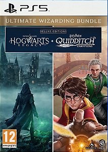 HOGWARTS LEGACY DELUXE + HARRY POTTER OS CAMPEÕES DO QUADRIBOL - PS5 - MÍDIA DIGITAL